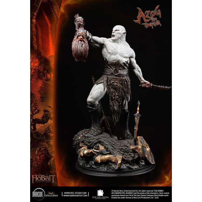 Der Hobbit QS Series Statue 1/4 Azog The Defiler John Howe Signature Edition Edition 68 cm