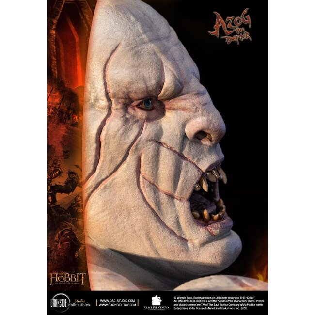 The Hobbit QS Series Statue 1/4 Azog The Defiler John Howe Signature Edition Edition 68 cm