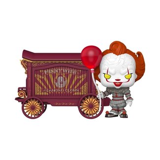 Funko It-Welcome to Derry POP! Town Vinyl Figure Pennywise & Wagon 9 cm