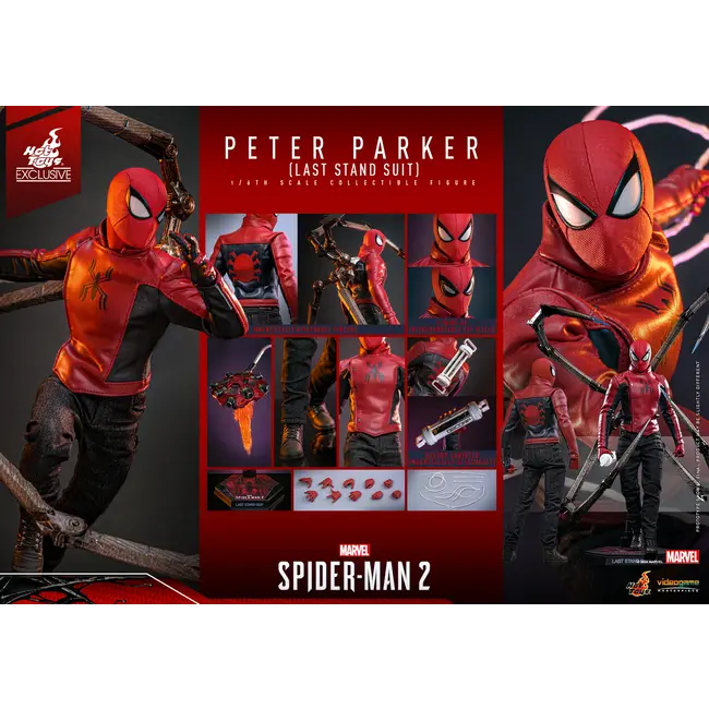 Spider-Man Action Figure 1/6 Peter Parker (Last Stand Suit) Hot Toys Exclusive 30 cm