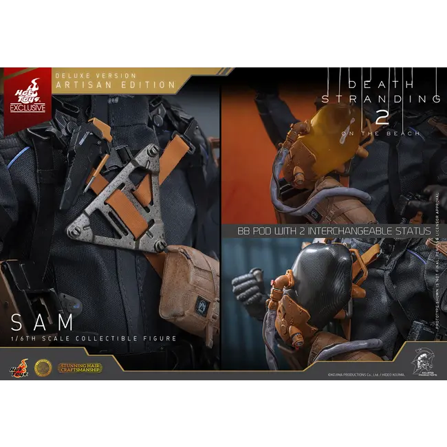 Death Stranding 2: On the Beach Videogame Masterpiece Action Figure 1/6 Sam (Artisan Edition Deluxe Version) 31 cm
