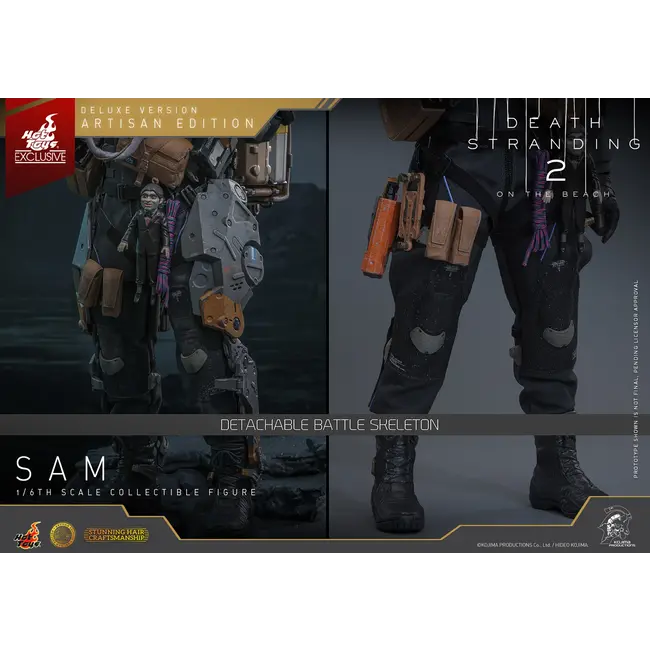 Death Stranding 2: On the Beach Videogame Masterpiece Action Figure 1/6 Sam (Artisan Edition Deluxe Version) 31 cm