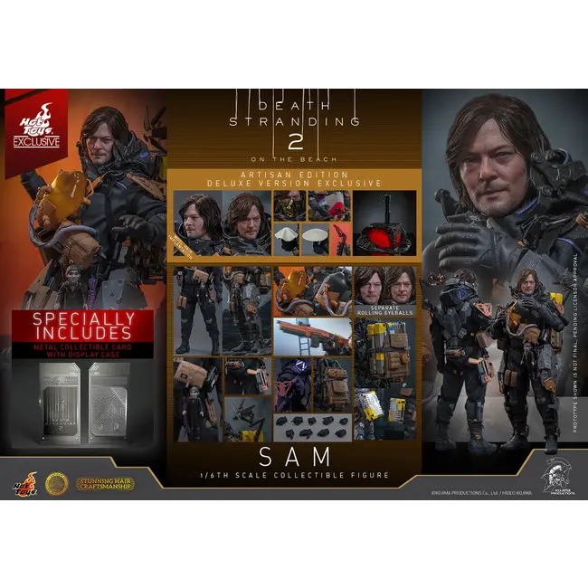 Death Stranding 2: On the Beach Videogame Masterpiece Action Figure 1/6 Sam (Artisan Edition Deluxe Version) 31 cm