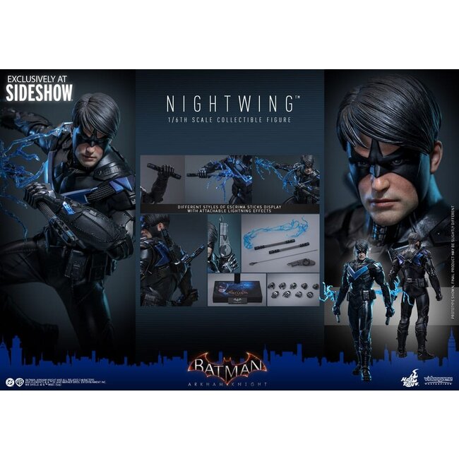 Batman Arkham Knight Videogame Masterpiece Action Figure 1/6 Nightwing 30 cm