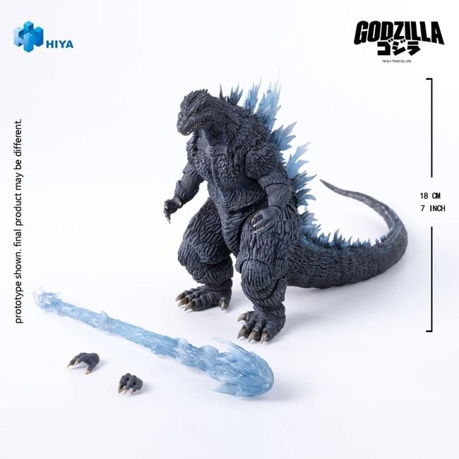 Godzilla gegen Mechagodzilla (2002) Exquisite Basic Actionfigur Heat Ray Godzilla 18 cm