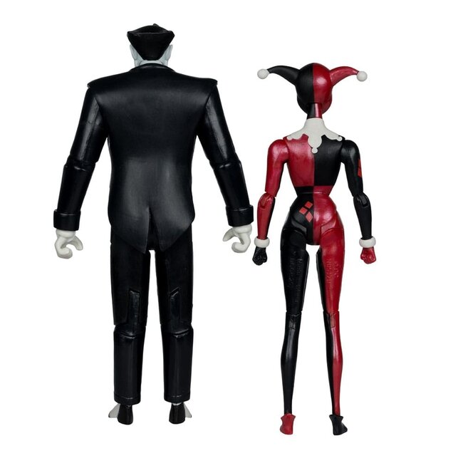 Batman: The Animated Series DC Direct Actionfiguren Harley Quinn & The Joker (Mad Love) (Gold Label) 18 cm
