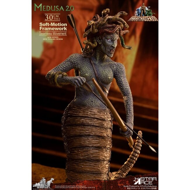 Clash of the Titans Ray Harryhausens Soft-Motion Series Statue Medusa 30 cm