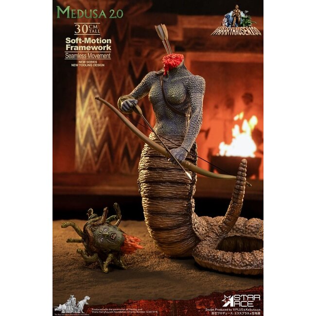 Kampf der Titanen Ray Harryhausens Soft-Motion Series Statue Medusa 30 cm