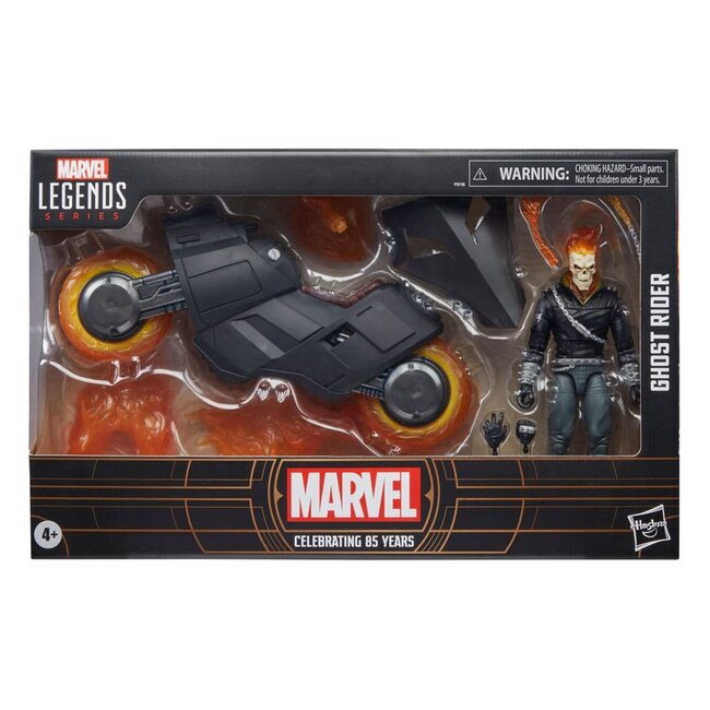 Marvel 85. Jubiläum Marvel Legends Actionfigur mit Fahrzeug Ghost Rider 15 cm