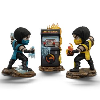 Iron Studios Mortal Kombat Mini Co. PVC Figuren Scorpion vs. Subzero Arcade Set 15 cm