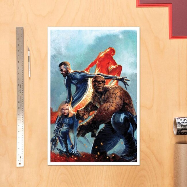 Marvel Kunstdruck Die Fantastischen Vier 41 x 61 cm - ungerahmt