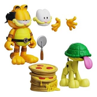 Boss Fight Studio Garfield Action Figures 2 Pack Garfello and Sidekick Odie