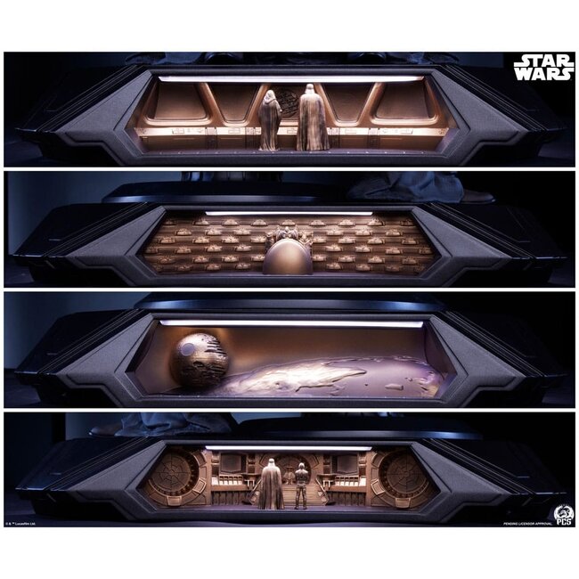 Star Wars Statue 1/3 Imperator Palpatine mit Thron 58 cm