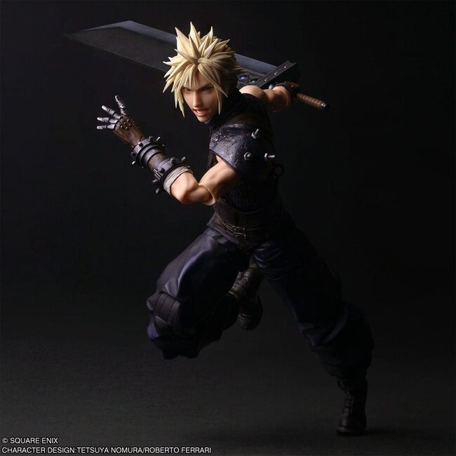 Final Fantasy VII Rebirth Play Arts Shin Action Figure Cloud Strife 27 cm