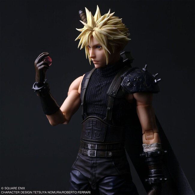Final Fantasy VII Rebirth Play Arts Shin Actionfigur Cloud Strife 27 cm