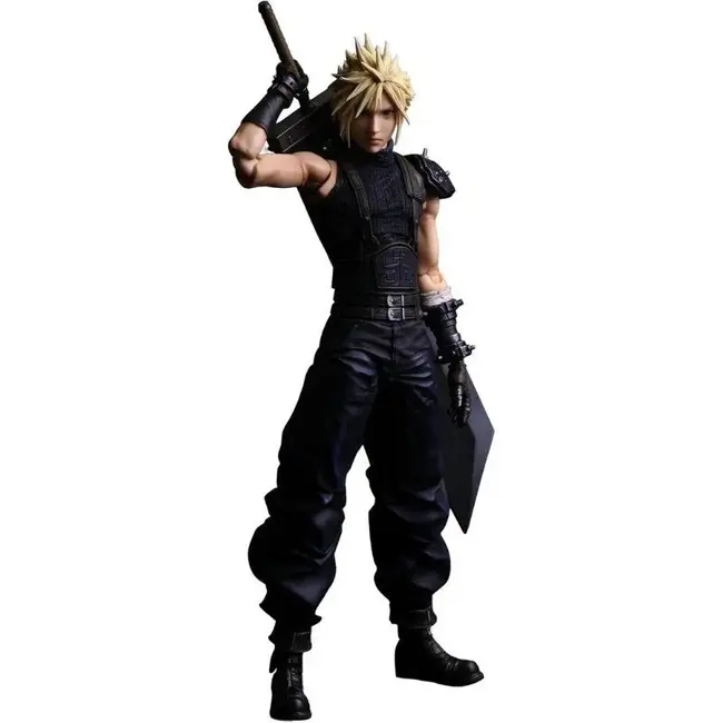Final Fantasy VII Rebirth Play Arts Shin Actionfigur Cloud Strife 27 cm