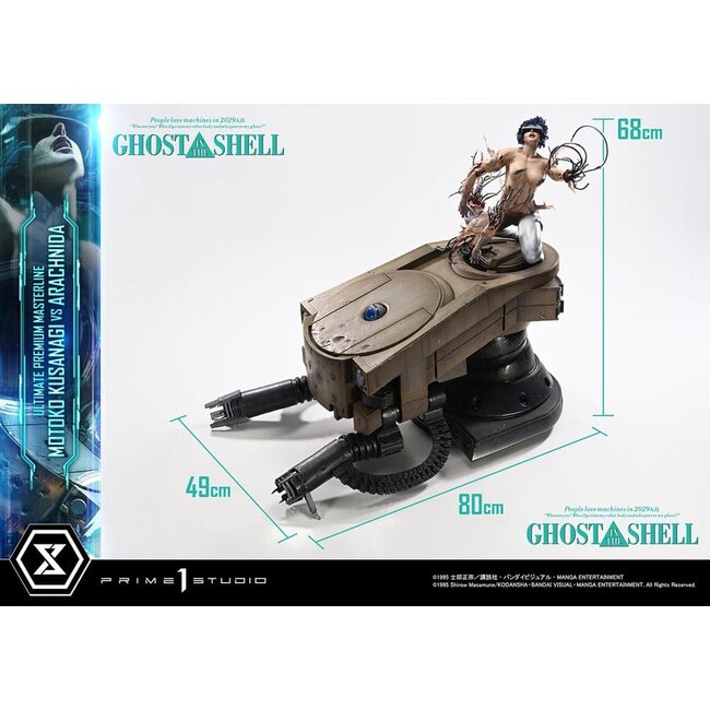Ghost in the Shell Ultimate Premium Masterline Series Statue 1/4 Motoko Kusanagi vs Arachnida 68 cm
