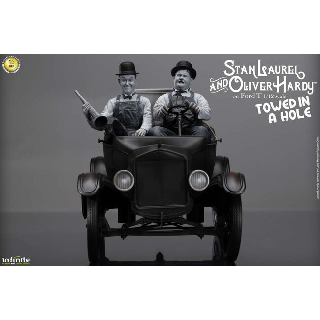 Laurel & Hardy on Ford Model T 1/12 scale