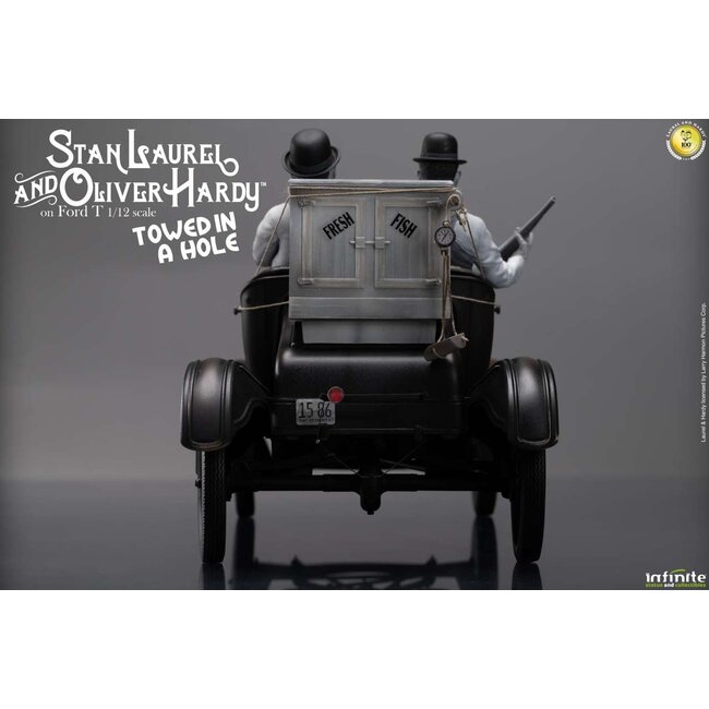 Laurel & Hardy auf Ford Model T im Maßstab 1:12