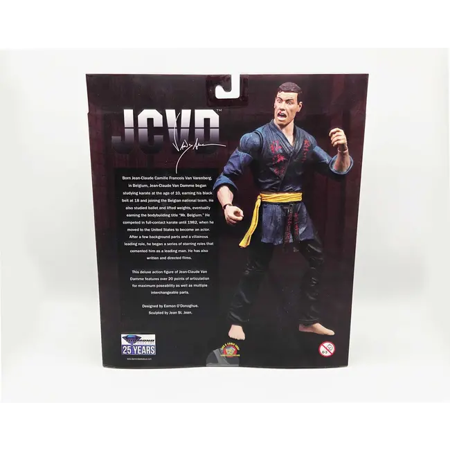 Jean-Claude Van Damme Deluxe Actionfigur Blue Gi Version 18 cm