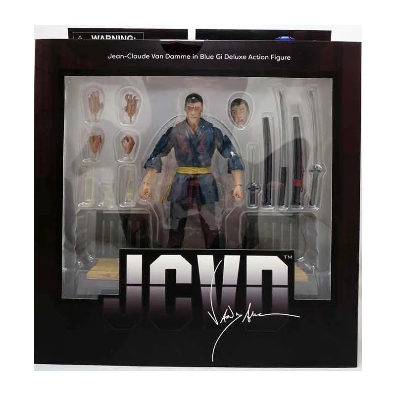 Figurka Jean-Claude Van Damme Deluxe Blue Gi 18cm Nové za 748 Kč