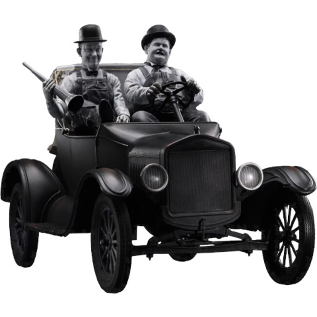 Laurel & Hardy on Ford Model T 1/12 scale