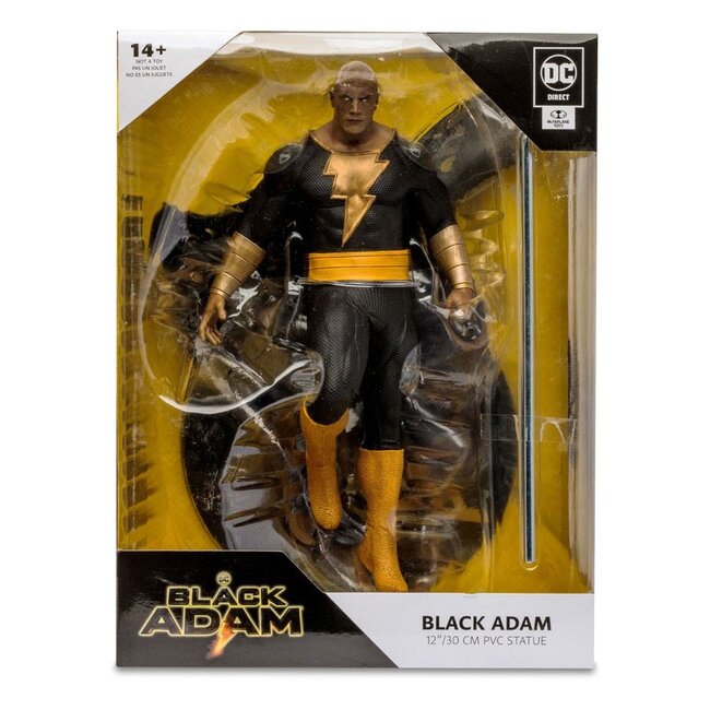 DC Black Adam Movie Posed PVC Statue Black Adam von Jim Lee 30 cm