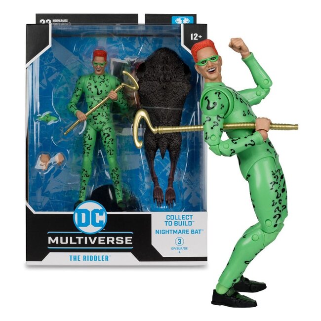 McFarlane Toys DC Build A Megafig Actionfigur Batman Forever The Riddler (Gold Label) 18 cm