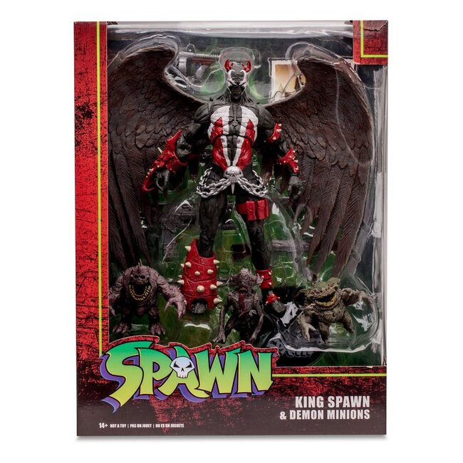 Spawn Megafig Actionfigur King Spawn mit Flügeln und Minions 30 cm