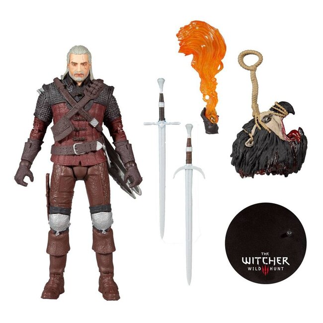 McFarlane Toys The Witcher 3: Wild Hunt Action Figure Geralt of Rivia (Wolf Armor) 18 cm