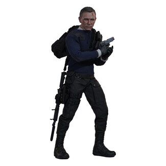 Hot Toys No Time To Die Movie Masterpiece Action Figure 1/6 James Bond (Commando Outfit) Hot Toys Exclusive 30 cm