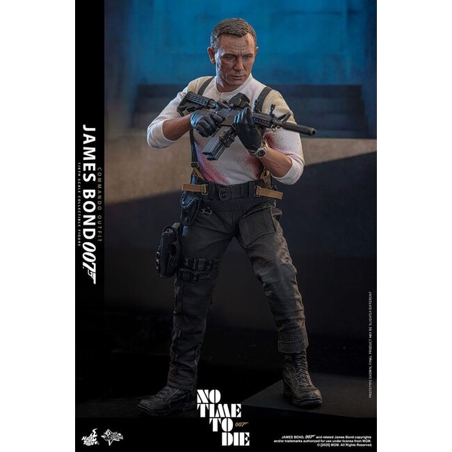No Time To Die Movie Masterpiece Action Figure 1/6 James Bond (Commando Outfit) Hot Toys Exclusive 30 cm
