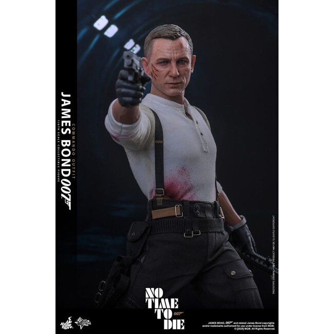 No Time To Die Movie Masterpiece Action Figure 1/6 James Bond (Commando Outfit) Hot Toys Exclusive 30 cm