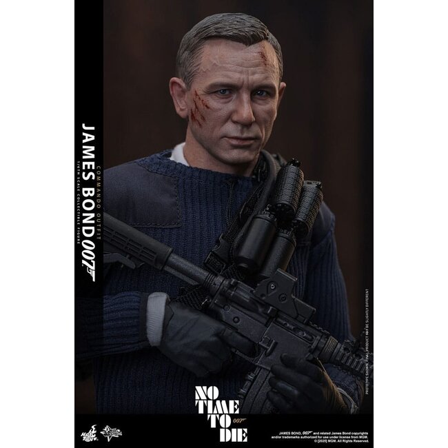 No Time To Die Movie Masterpiece Action Figure 1/6 James Bond (Commando Outfit) Hot Toys Exclusive 30 cm