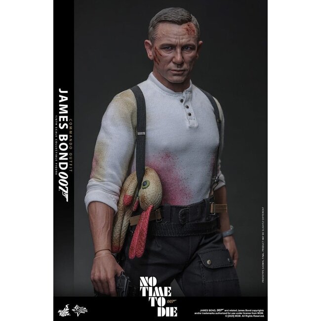 No Time To Die Movie Masterpiece Action Figure 1/6 James Bond (Commando Outfit) Hot Toys Exclusive 30 cm