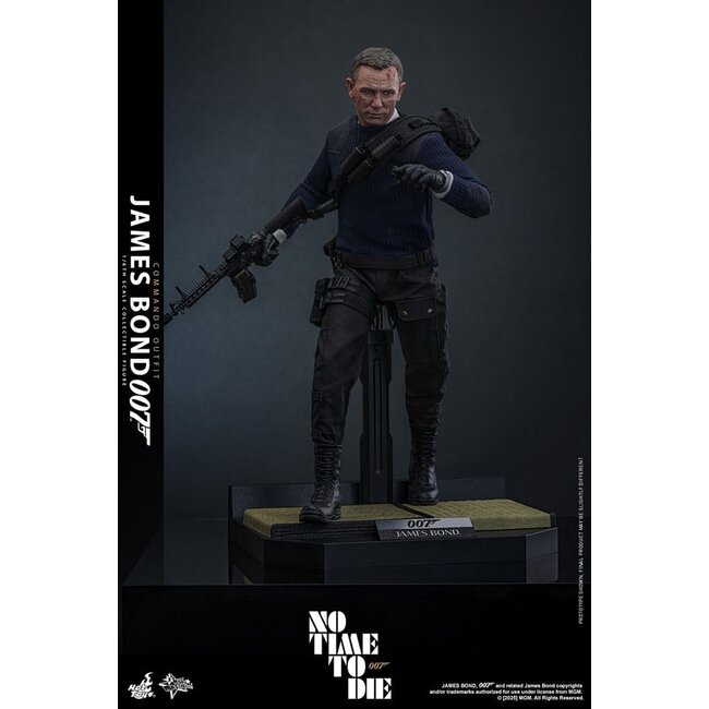No Time To Die Movie Masterpiece Action Figure 1/6 James Bond (Commando Outfit) Hot Toys Exclusive 30 cm