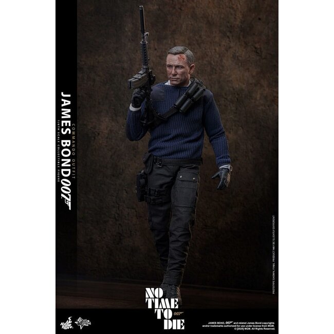 No Time To Die Movie Masterpiece Action Figure 1/6 James Bond (Commando Outfit) Hot Toys Exclusive 30 cm