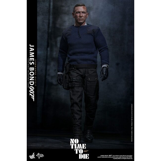 No Time To Die Movie Masterpiece Action Figure 1/6 James Bond (Commando Outfit) Hot Toys Exclusive 30 cm