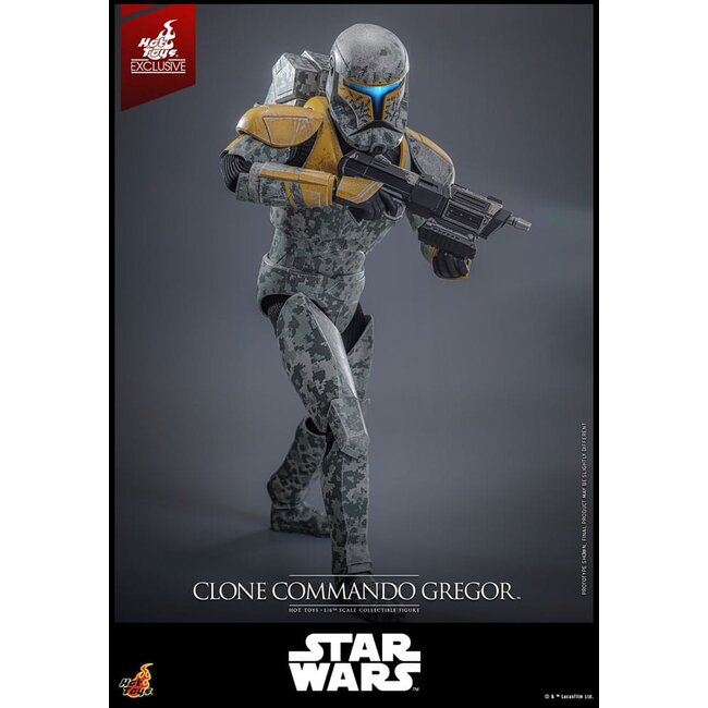 Star Wars: The Clone Wars Action Figure 1/6 Clone Commando Gregor Hot Toys Exclusive 30 cm