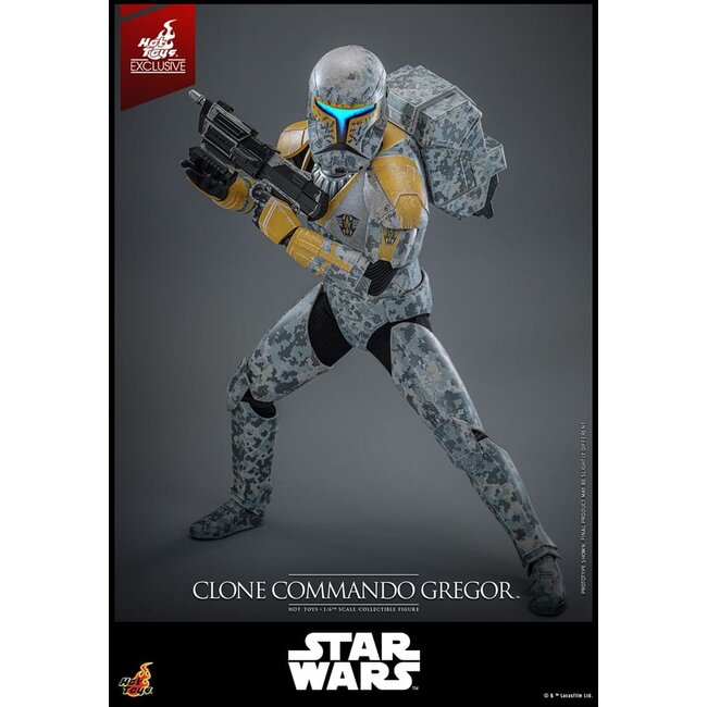 Star Wars: The Clone Wars Action Figure 1/6 Clone Commando Gregor Hot Toys Exclusive 30 cm