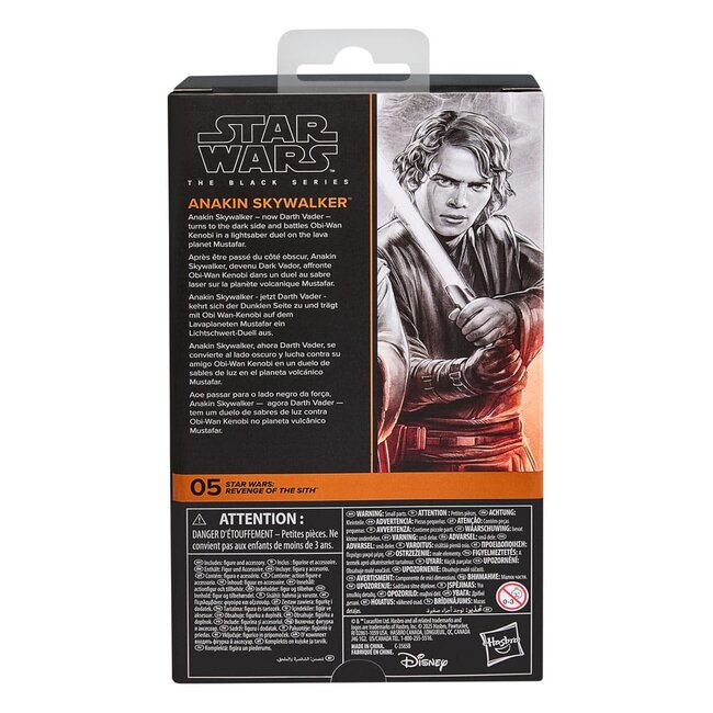 Star Wars Episode III Black Series Action Figure Anakin Skywalker 15 cm