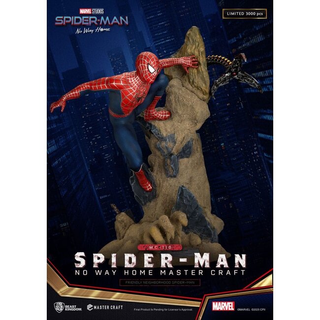 Spider-Man: No Way Home Master Craft Statue Friendly Neighborhood Spider-Man 36 cm