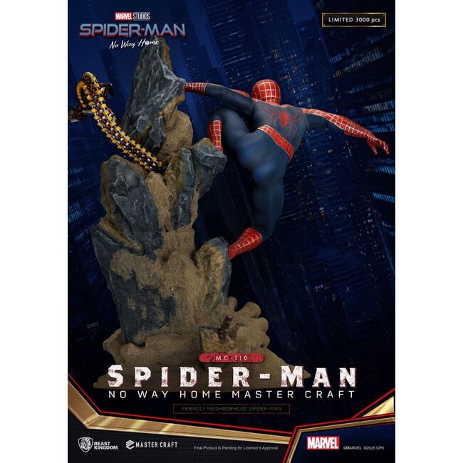 Spider-Man: No Way Home Master Craft Statue Friendly Neighborhood Spider-Man 36 cm