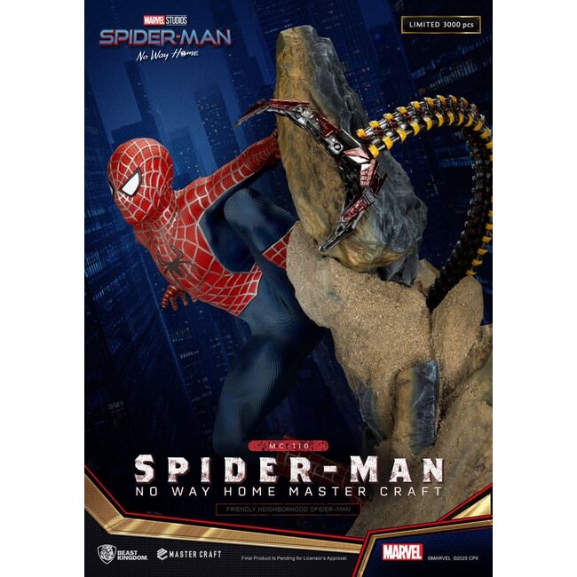 Spider-Man: No Way Home Master Craft Statue Friendly Neighborhood Spider-Man 36 cm
