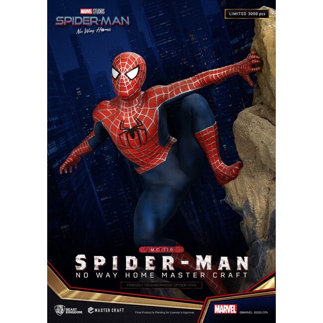 Spider-Man: No Way Home Master Craft Statue Friendly Neighborhood Spider-Man 36 cm