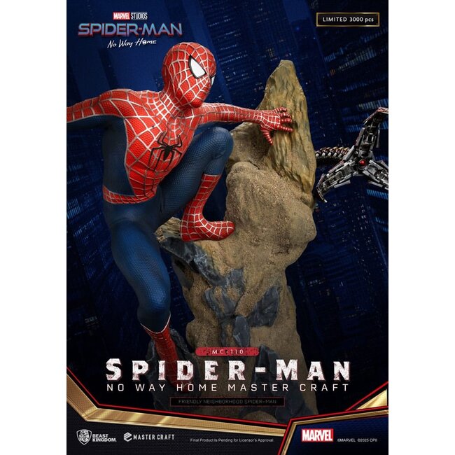 Spider-Man: No Way Home Master Craft Statue Friendly Neighborhood Spider-Man 36 cm