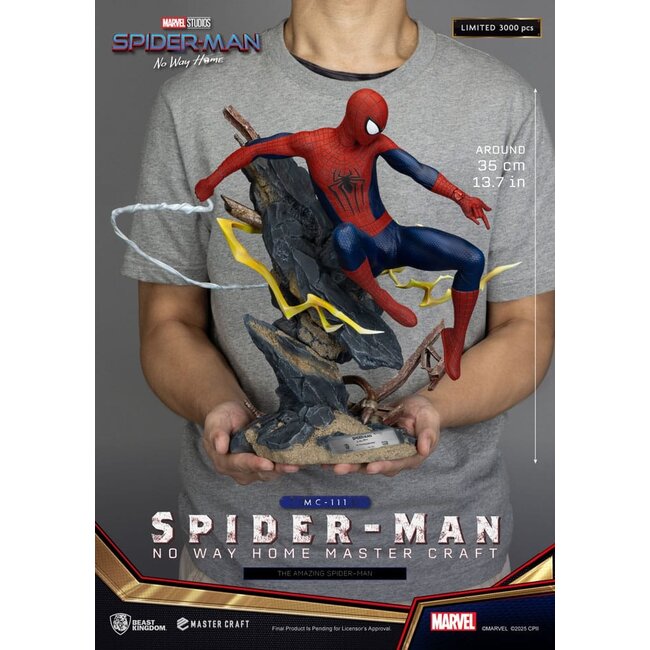 Spider-Man: No Way Home Master Craft Statue The Amazing Spider-Man 35 cm