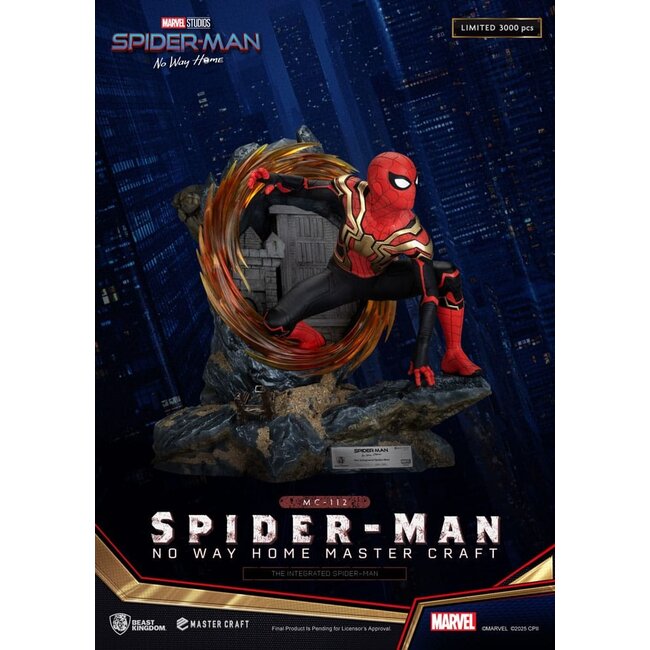 Beast Kingdom Toys Spider-Man: No Way Home Master Craft Statue Der integrierte Spider-Man 31 cm