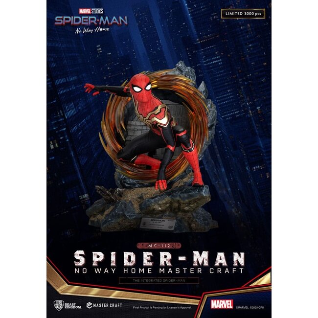 Spider-Man: No Way Home Master Craft Statue Der integrierte Spider-Man 31 cm