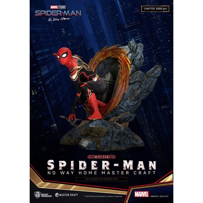 Spider-Man: No Way Home Master Craft Statue Der integrierte Spider-Man 31 cm